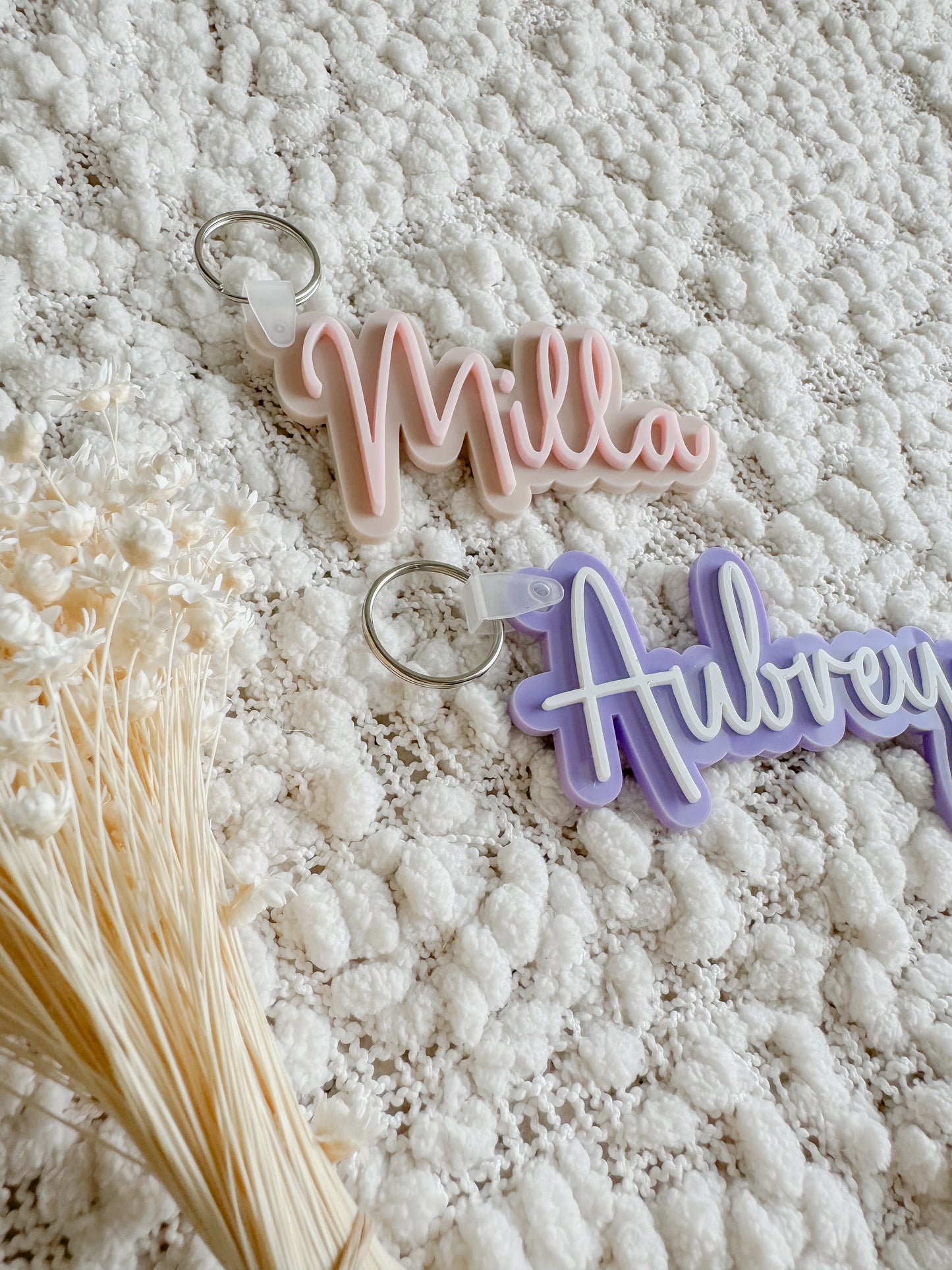 Personalised Name Bag Tag, Kids Backpack Tag