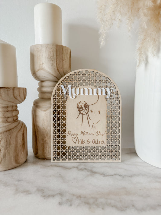 Personalised drawing Mother's Day Board